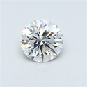 Natural Diamond 0.42 Carats, Round with Very Good Cut, H Color, VS2 Clarity and Certified by GIA