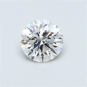 Picture of Natural Diamond 0.42 Carats, Round with Very Good Cut, H Color, VS2 Clarity and Certified by GIA