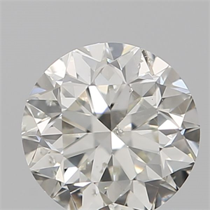 Picture of Natural Diamond 0.50 Carats, Round with Good Cut, H Color, SI1 Clarity and Certified by IGI