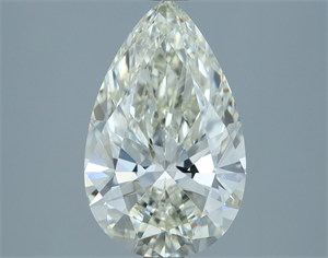 Picture of Natural Diamond 2.53 Carats, Pear with  Cut, I Color, VS2 Clarity and Certified by IGI