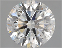 Natural Diamond 2.50 Carats, Round with Excellent Cut, G Color, I1 Clarity and Certified by GIA