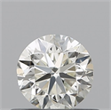 Natural Diamond 0.50 Carats, Round with Good Cut, J Color, VVS2 Clarity and Certified by IGI