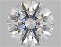 Natural Diamond 3.70 Carats, Round with Excellent Cut, E Color, VVS1 Clarity and Certified by GIA