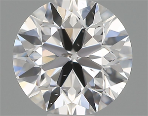 Picture of Natural Diamond 0.40 Carats, Round with Excellent Cut, D Color, SI1 Clarity and Certified by IGI