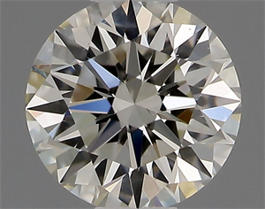 Picture of Natural Diamond 0.40 Carats, Round with Excellent Cut, J Color, VVS2 Clarity and Certified by GIA