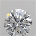 Natural Diamond 0.56 Carats, Round with Excellent Cut, E Color, I1 Clarity and Certified by GIA