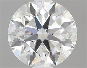 Picture of Natural Diamond 0.44 Carats, Round with Excellent Cut, H Color, IF Clarity and Certified by GIA