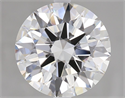 Natural Diamond 2.50 Carats, Round with Excellent Cut, G Color, VVS2 Clarity and Certified by GIA