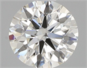 Natural Diamond 0.44 Carats, Round with Excellent Cut, I Color, SI1 Clarity and Certified by GIA