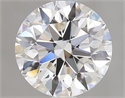 Natural Diamond 1.41 Carats, Round with Excellent Cut, E Color, VS1 Clarity and Certified by GIA