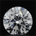 Natural Diamond 1.52 Carats, Round with Very Good Cut, D Color, VVS1 Clarity and Certified by GIA