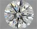 Natural Diamond 0.56 Carats, Round with Excellent Cut, J Color, VS1 Clarity and Certified by GIA