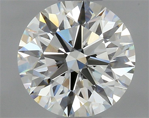 Picture of Natural Diamond 0.56 Carats, Round with Excellent Cut, J Color, VS1 Clarity and Certified by GIA