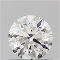 Natural Diamond 0.53 Carats, Round with Excellent Cut, I Color, SI2 Clarity and Certified by IGI