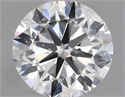 Natural Diamond 0.40 Carats, Round with Good Cut, I Color, SI1 Clarity and Certified by GIA