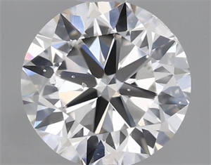 Picture of Natural Diamond 0.40 Carats, Round with Good Cut, I Color, SI1 Clarity and Certified by GIA