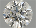 Natural Diamond 0.40 Carats, Round with Excellent Cut, H Color, VS2 Clarity and Certified by IGI