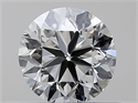 Natural Diamond 0.40 Carats, Round with Very Good Cut, H Color, VS2 Clarity and Certified by GIA