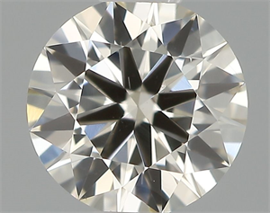 Picture of Natural Diamond 0.43 Carats, Round with Excellent Cut, I Color, VS2 Clarity and Certified by IGI