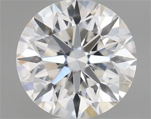 Picture of Natural Diamond 0.40 Carats, Round with Excellent Cut, F Color, VS2 Clarity and Certified by GIA