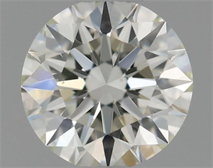 Picture of Natural Diamond 0.45 Carats, Round with Excellent Cut, G Color, VVS2 Clarity and Certified by IGI