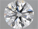 Natural Diamond 1.70 Carats, Round with Excellent Cut, G Color, IF Clarity and Certified by IGI