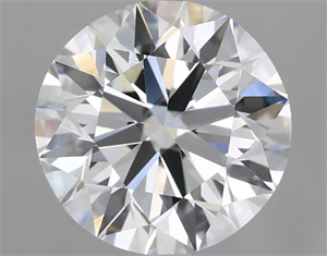 Picture of Natural Diamond 1.70 Carats, Round with Excellent Cut, G Color, IF Clarity and Certified by IGI