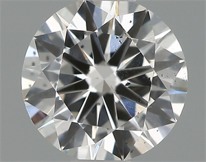 Picture of Natural Diamond 0.52 Carats, Round with Excellent Cut, E Color, SI2 Clarity and Certified by IGI