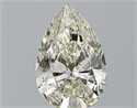 Natural Diamond 2.50 Carats, Pear with  Cut, J Color, SI2 Clarity and Certified by IGI