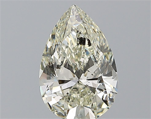 Picture of Natural Diamond 2.50 Carats, Pear with  Cut, J Color, SI2 Clarity and Certified by IGI