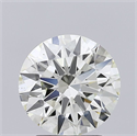 Natural Diamond 2.52 Carats, Round with Excellent Cut, K Color, VS2 Clarity and Certified by GIA