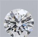 Natural Diamond 0.41 Carats, Round with Very Good Cut, E Color, VS2 Clarity and Certified by GIA