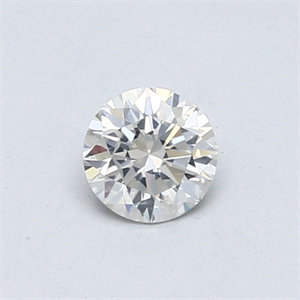 Picture of Natural Diamond 0.45 Carats, Round with Very Good Cut, H Color, SI2 Clarity and Certified by GIA