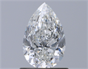 Natural Diamond 0.90 Carats, Pear with  Cut, G Color, SI2 Clarity and Certified by GIA