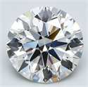 Natural Diamond 2.70 Carats, Round with Excellent Cut, J Color, VS1 Clarity and Certified by GIA