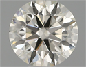 Natural Diamond 0.40 Carats, Round with Excellent Cut, I Color, VS2 Clarity and Certified by IGI