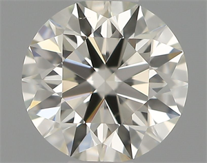 Picture of Natural Diamond 0.40 Carats, Round with Excellent Cut, I Color, VS2 Clarity and Certified by IGI