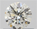 Natural Diamond 0.50 Carats, Round with Very Good Cut, K Color, VVS2 Clarity and Certified by GIA