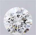 Natural Diamond 3.26 Carats, Round with Excellent Cut, I Color, VVS1 Clarity and Certified by GIA