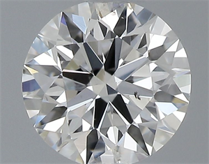 Picture of Natural Diamond 0.40 Carats, Round with Excellent Cut, G Color, I1 Clarity and Certified by GIA