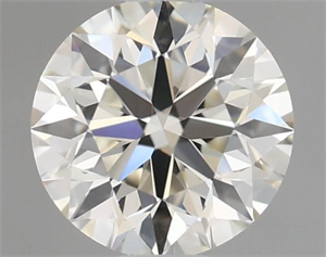 Picture of Natural Diamond 0.45 Carats, Round with Excellent Cut, J Color, VVS2 Clarity and Certified by IGI