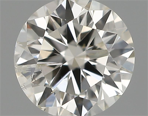 Picture of Natural Diamond 0.40 Carats, Round with Very Good Cut, H Color, I1 Clarity and Certified by IGI