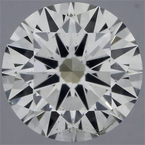 Picture of Natural Diamond 0.40 Carats, Round with Very Good Cut, F Color, SI2 Clarity and Certified by GIA