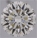 Natural Diamond 0.54 Carats, Round with Excellent Cut, J Color, VS2 Clarity and Certified by GIA