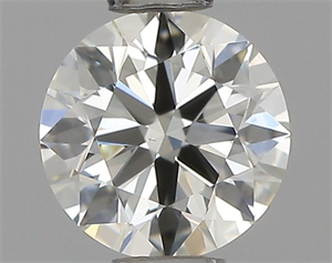 Picture of Natural Diamond 0.50 Carats, Round with Excellent Cut, I Color, VS1 Clarity and Certified by IGI