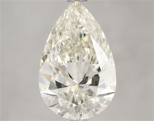 Picture of Natural Diamond 3.02 Carats, Pear with  Cut, J Color, SI1 Clarity and Certified by IGI