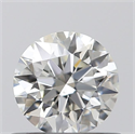 Natural Diamond 0.54 Carats, Round with Excellent Cut, I Color, VS2 Clarity and Certified by GIA