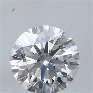 Picture of Natural Diamond 0.41 Carats, Round with Excellent Cut, F Color, I1 Clarity and Certified by GIA