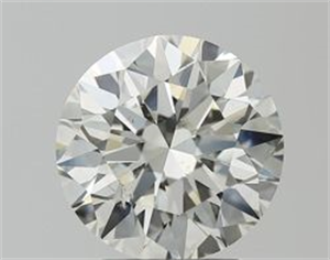 Picture of Natural Diamond 3.03 Carats, Round with Excellent Cut, K Color, SI2 Clarity and Certified by GIA