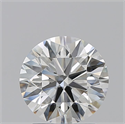 Natural Diamond 2.01 Carats, Round with Excellent Cut, H Color, VVS2 Clarity and Certified by GIA